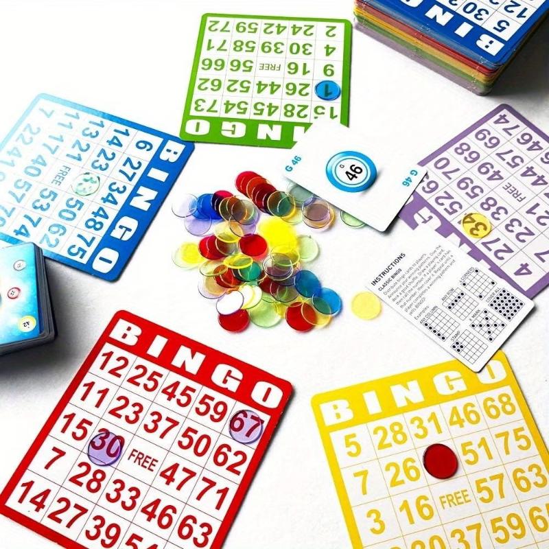 50/100Pcs Non Repeating Bingo  - Party Games Bingo ulasan dan harga
