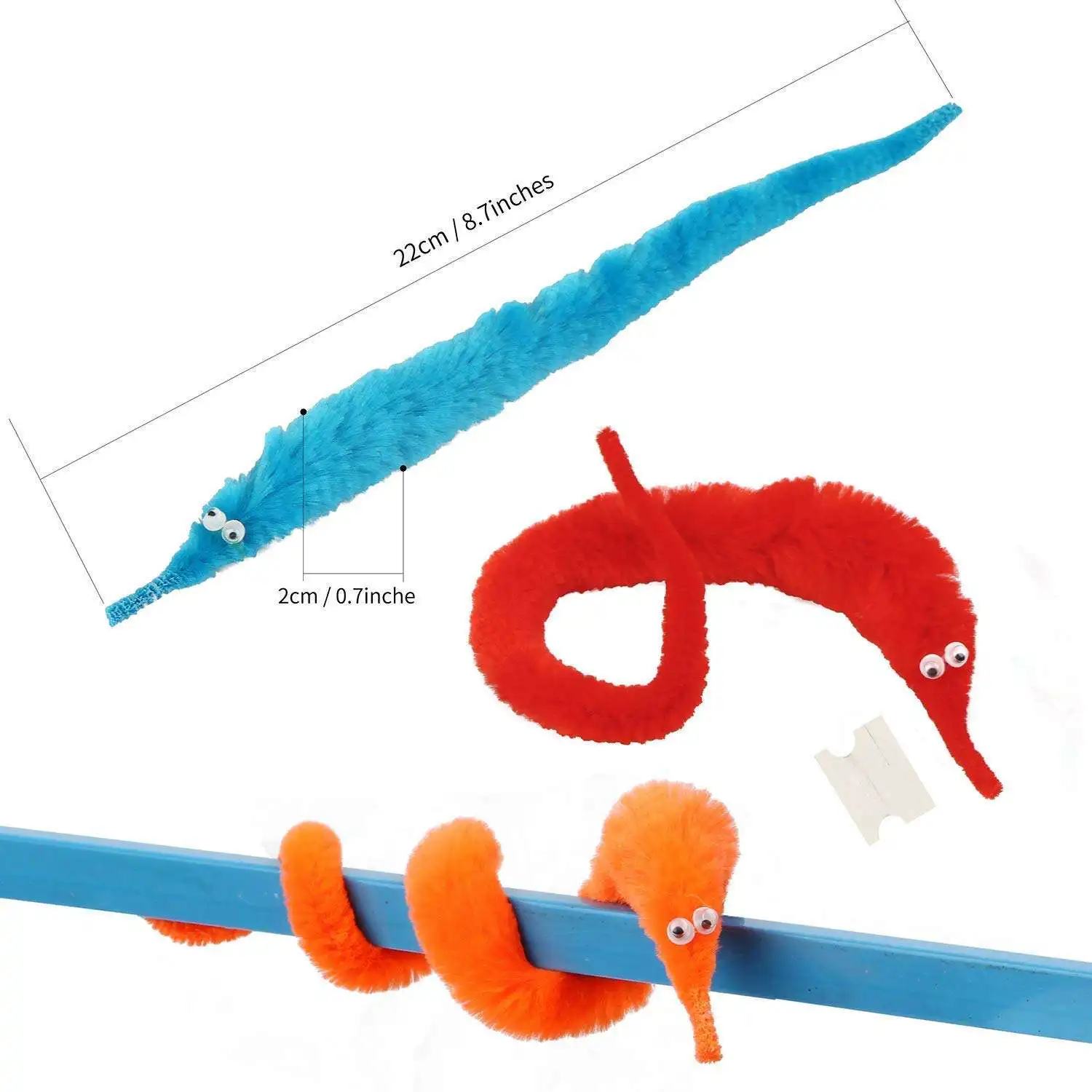 Funny Worm Magic Props Toys fo - Party Games Easy Kids ulasan dan harga