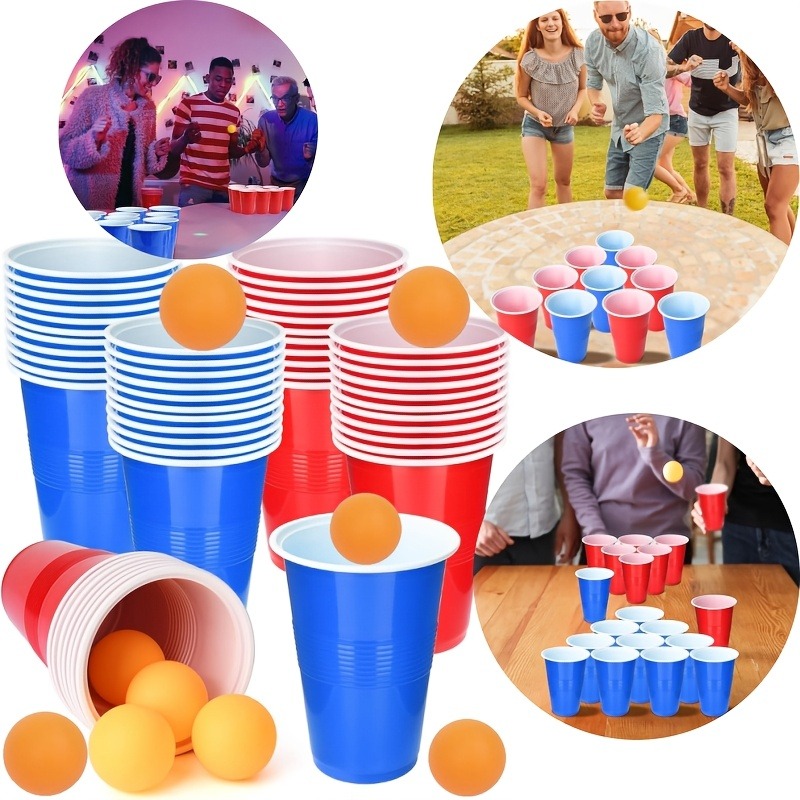 YANBIGUO Beer Pong Game Set 24 - Party Games Jenga ulasan dan harga