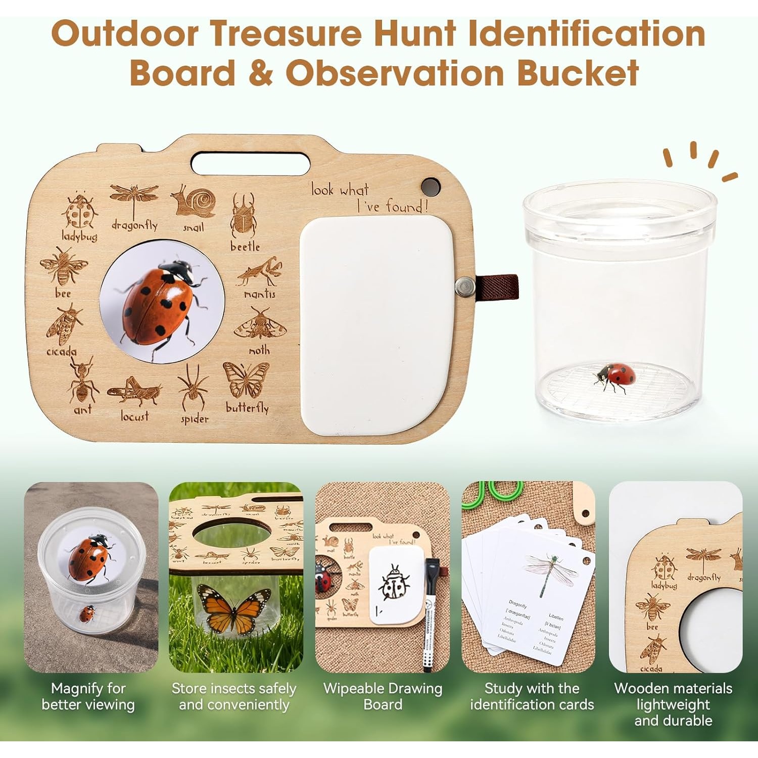 Bug Catcher Kit for Kids with  - Scavenger Hunt Card ulasan dan harga