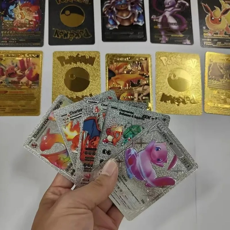 Pokémon Gold Foil Cards55PCS G - Party Games In Spanish ulasan dan harga
