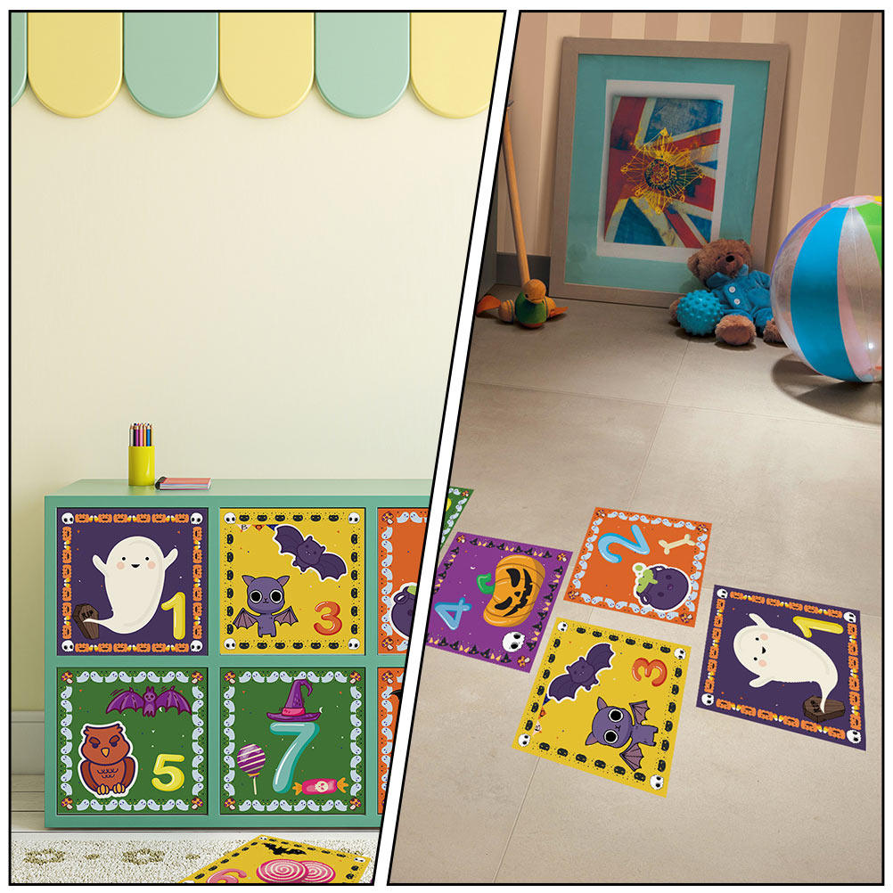 Hopscotch Floor Stickers PVC D - Party Games Simple ulasan dan harga