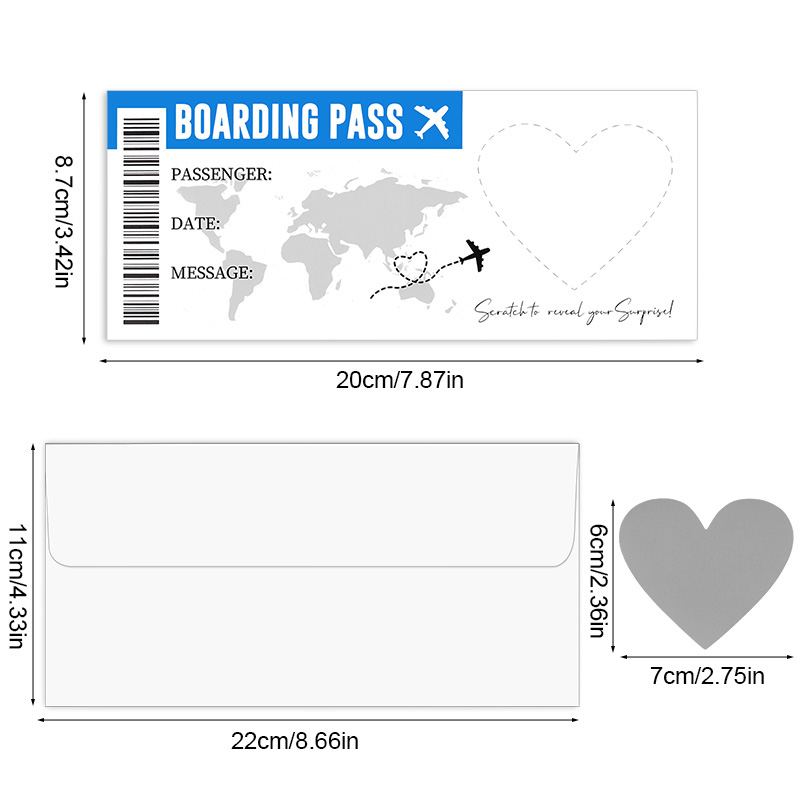 5Sheets Boarding Pass Scratch  - Party Games Game Pass ulasan dan harga