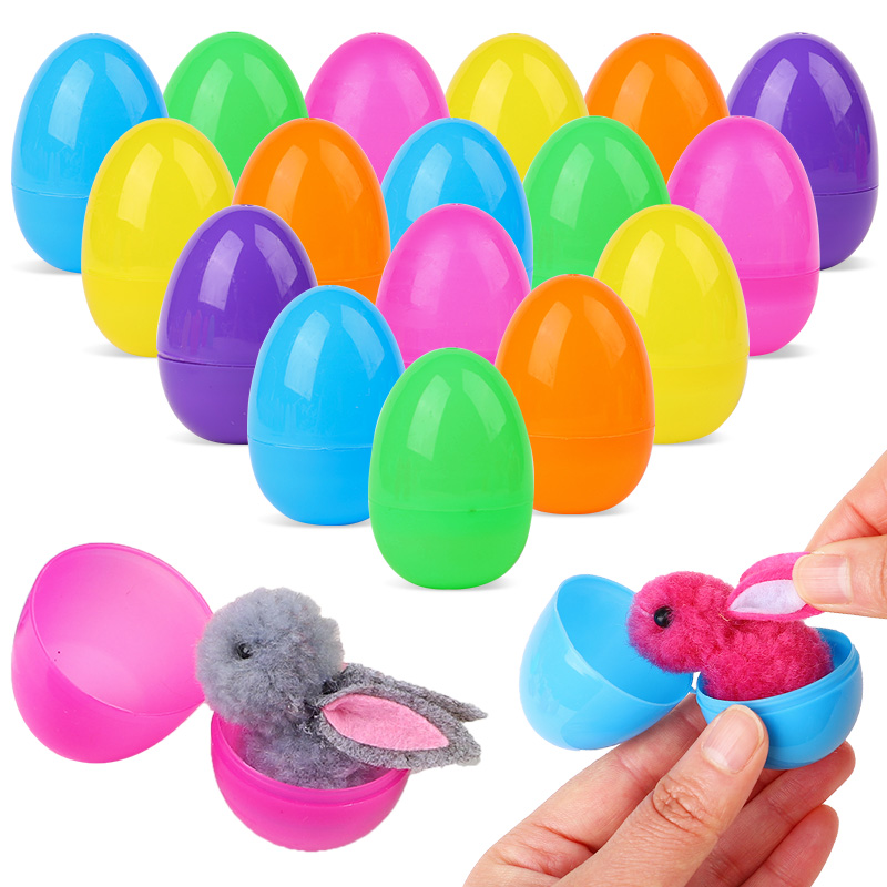 24/48Pcs Cute Easter Egg with  - Party Games Egg ulasan dan harga