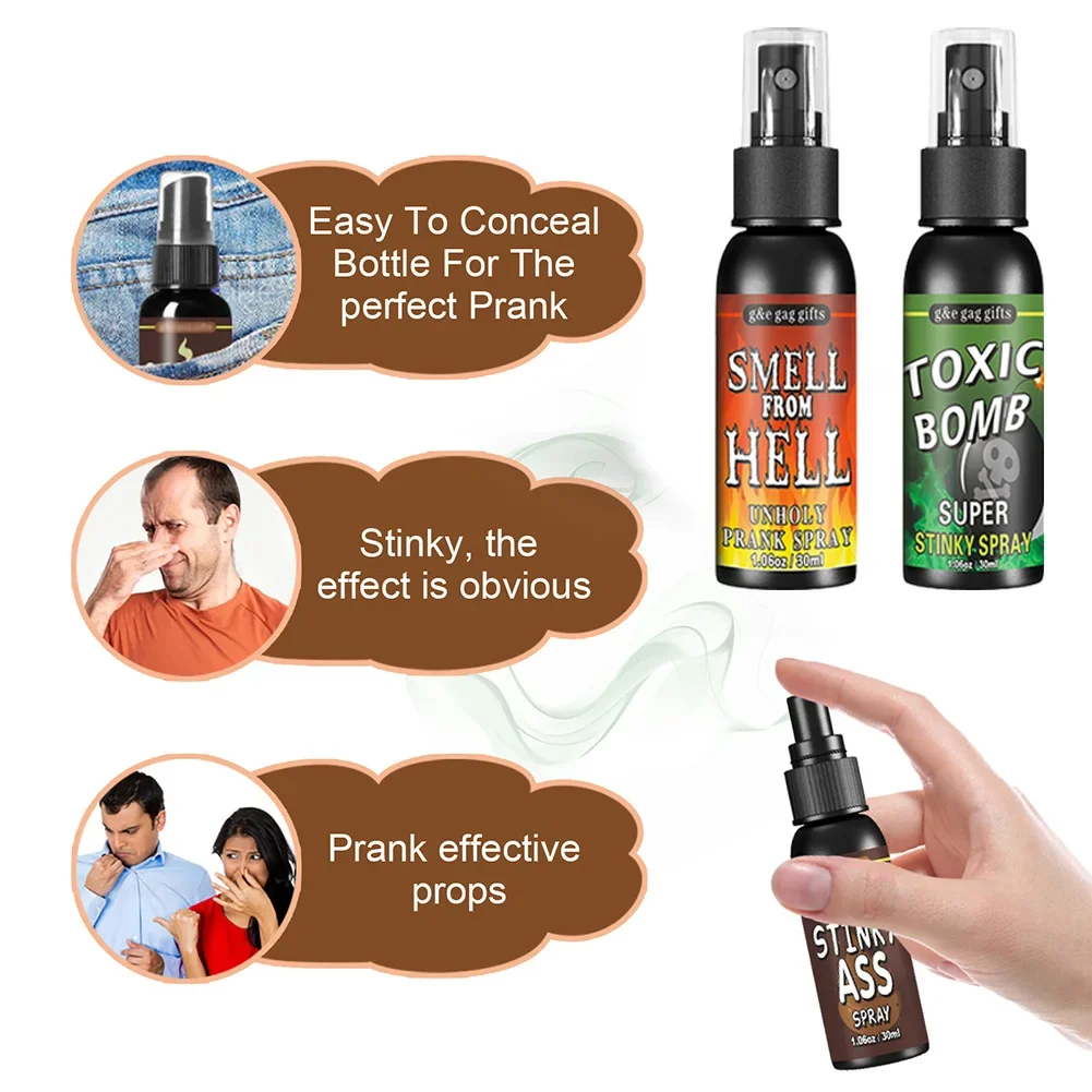 30ml Fart Gag Spray Prank Joke - Party Games Bomb ulasan dan harga