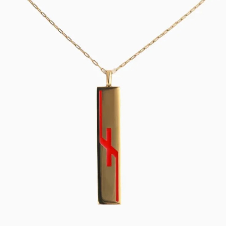 Irregular Red Letter Pendant N - Party Games Simple ulasan dan harga